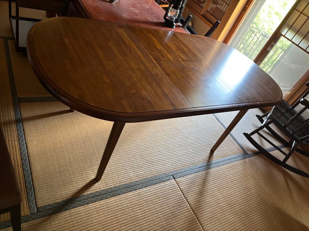 マルニ木工　日本製　定価40万以上　伸縮テーブル