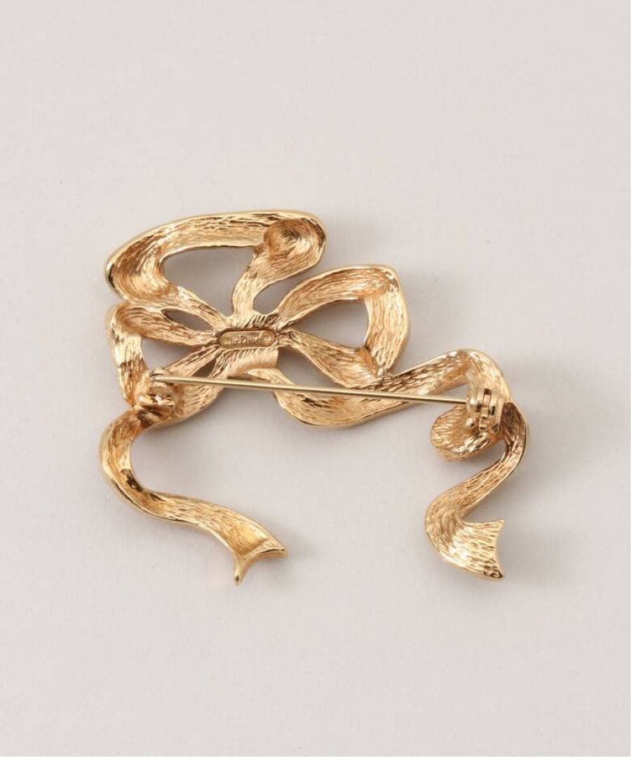 u*i様 Christian Dior ヴィンテージ リボンブローチ