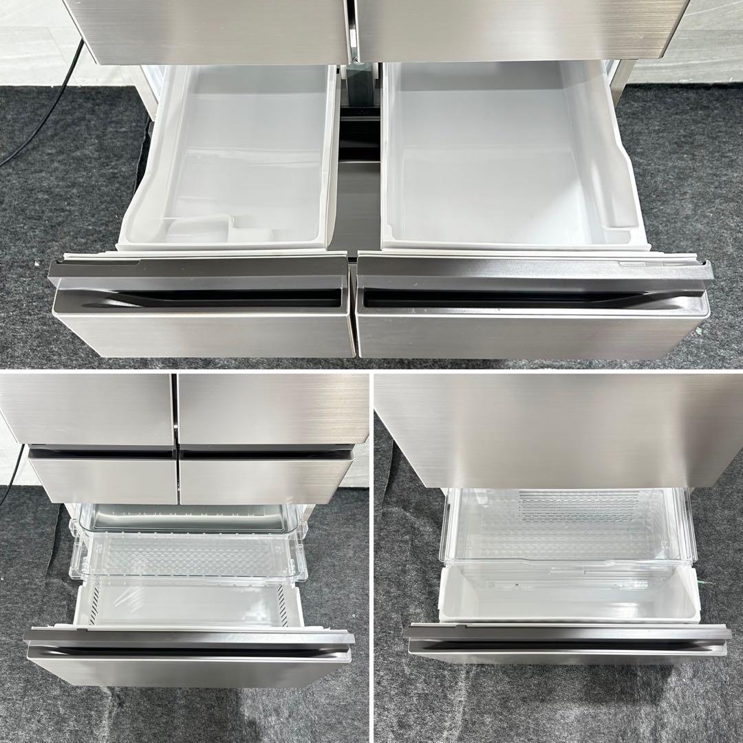 HITACHI 冷蔵庫 大型 485L 6ドア 清掃済み 2022年 d5028