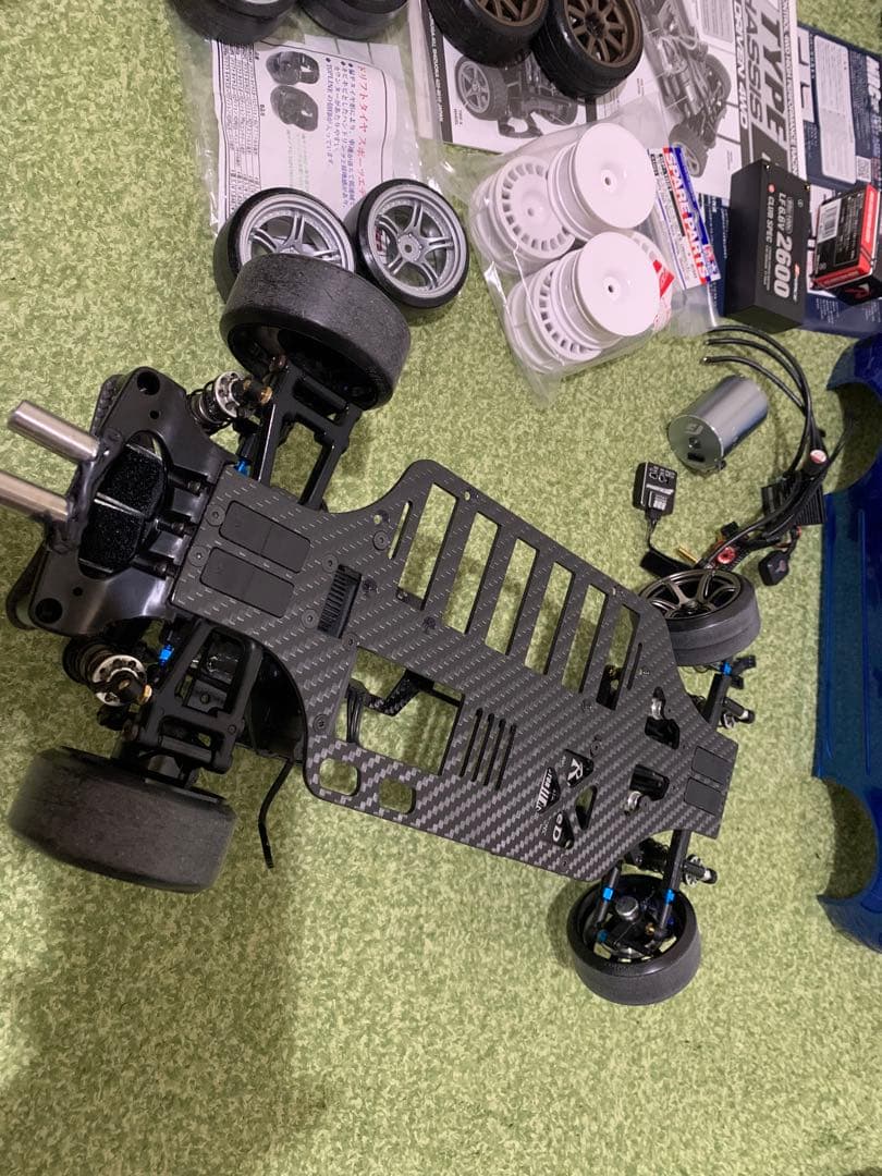 アンツ　8/1 12:00まで★TT-01 カーボンシャーシ&MRCコンバ