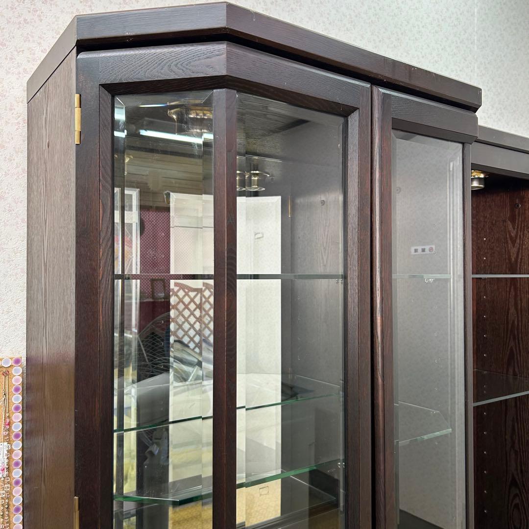 【最終値下げ】総額10万円 特大 ガラスキャビネット コレクションケースa