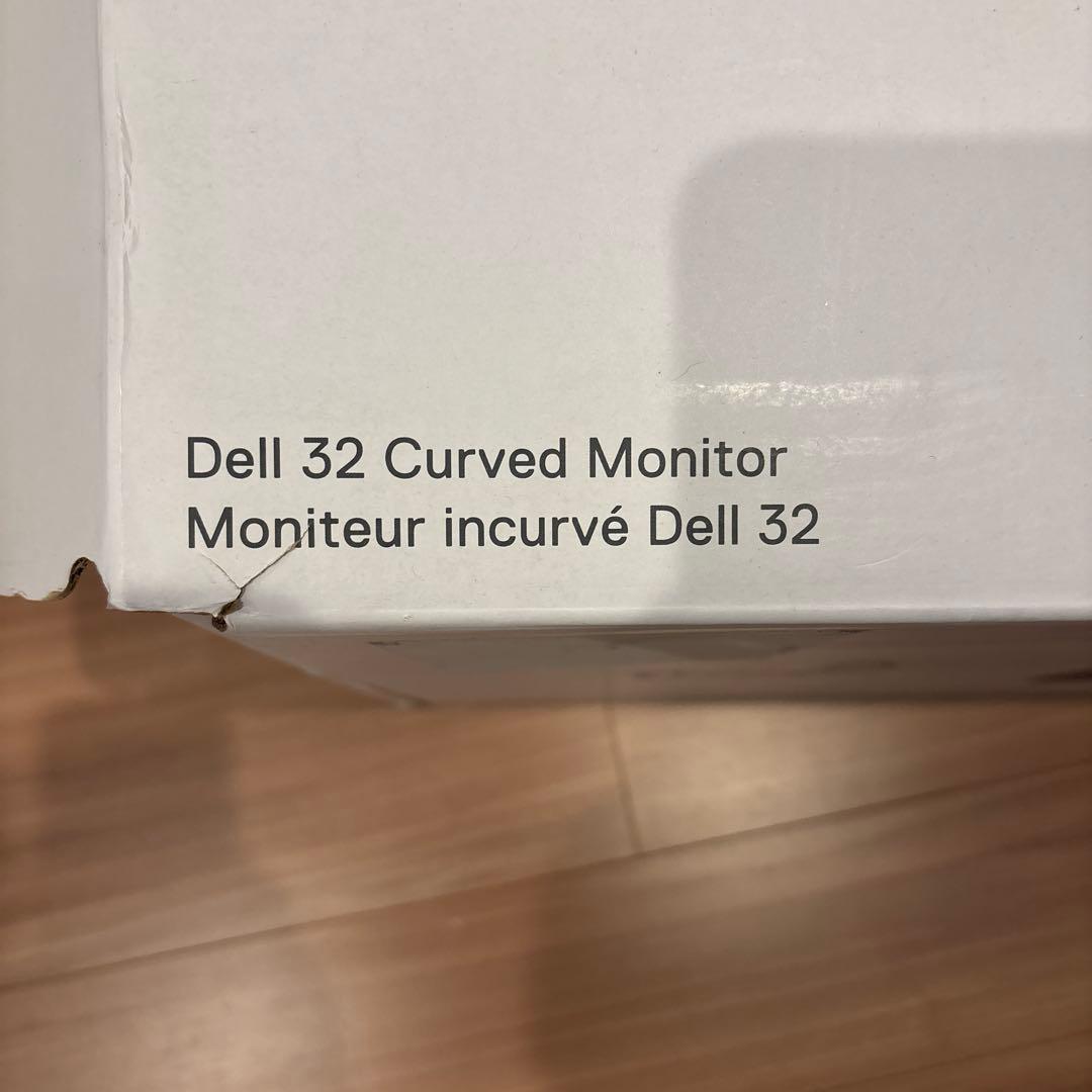 DELL 曲面ディスプレイ 本体　S3222HS 32型　ホワイト