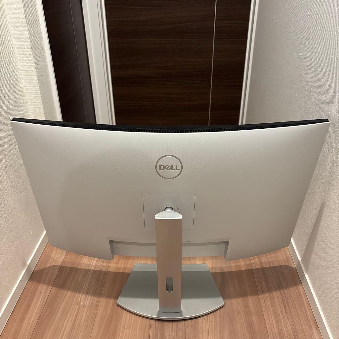 DELL 曲面ディスプレイ 本体　S3222HS 32型　ホワイト