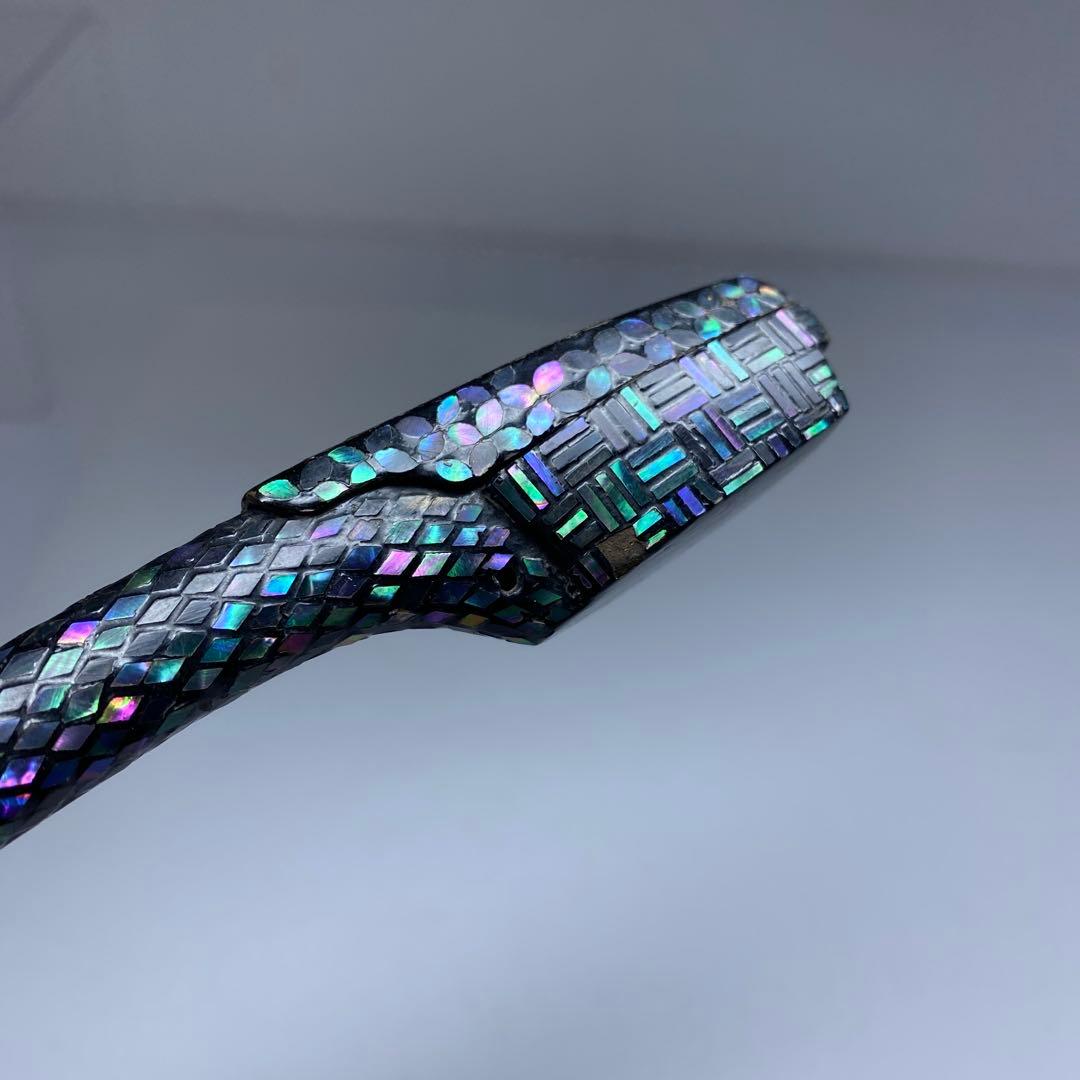 古銅　極上螺鈿　矢立　トコオ　105g 東里7-0402☆2F