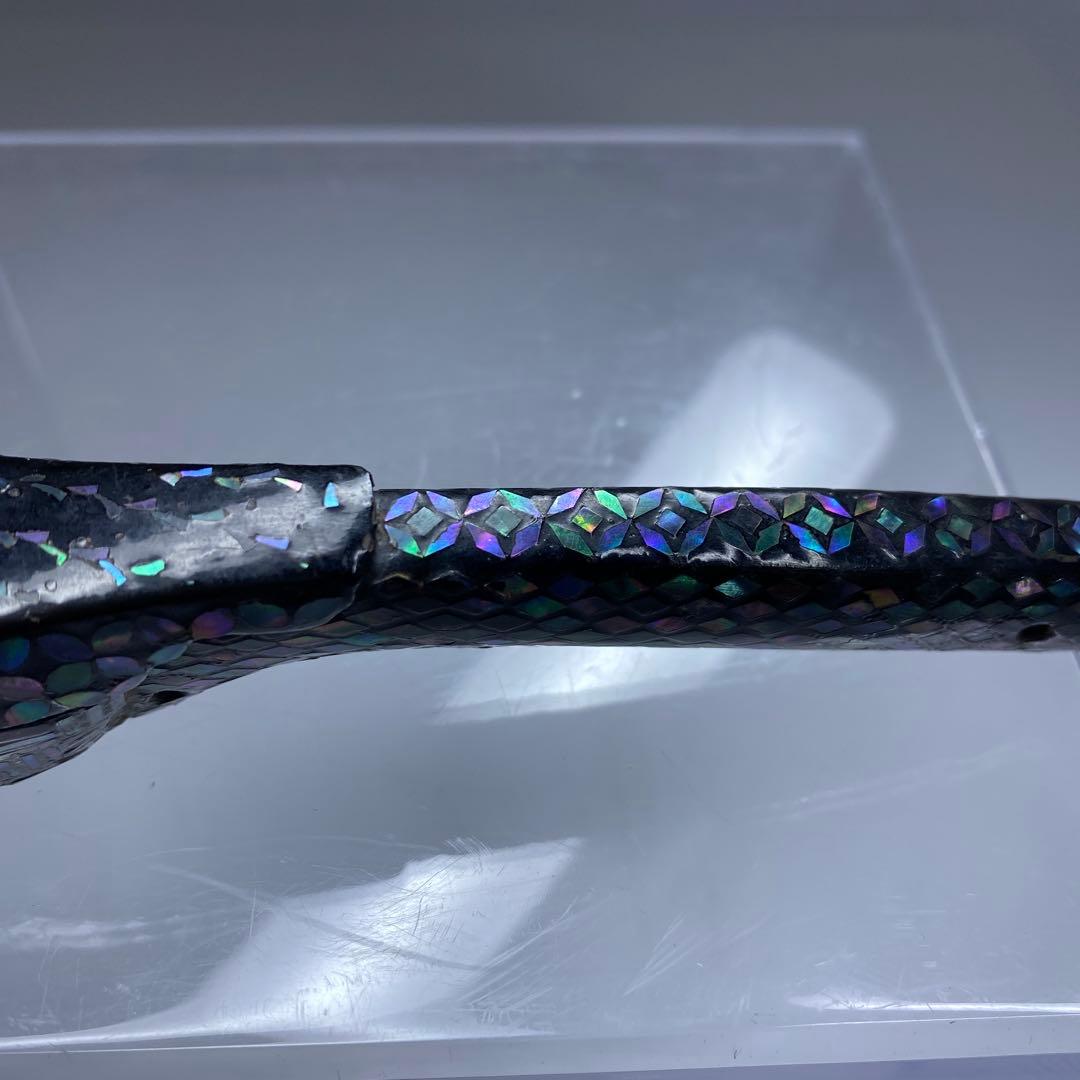 古銅　極上螺鈿　矢立　トコオ　105g 東里7-0402☆2F