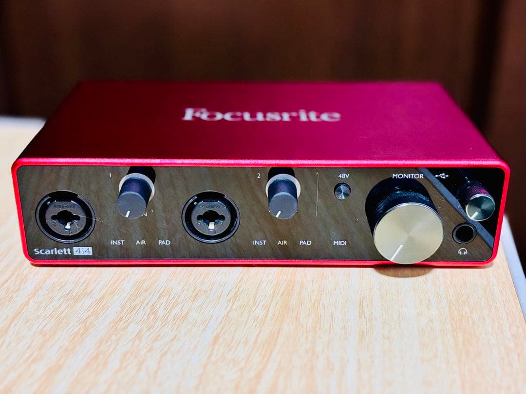 DTM・DAW Focusrite Scarlett 4i4 3rd Gen