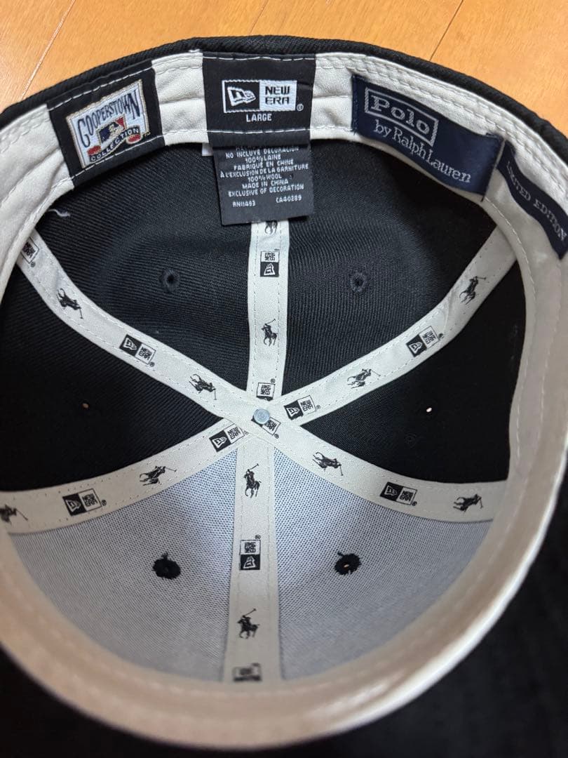 Ralph Lauren×newERA ヤンキースキャップ　ブラック　49