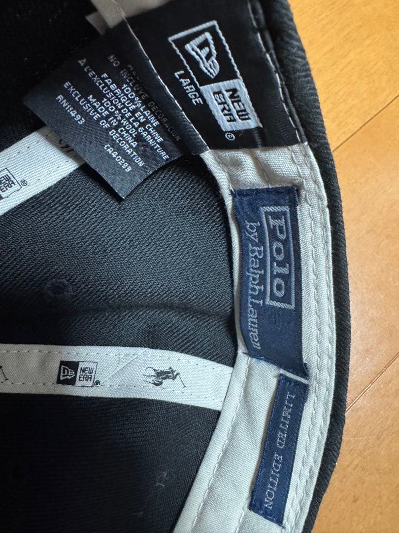 Ralph Lauren×newERA ヤンキースキャップ　ブラック　49