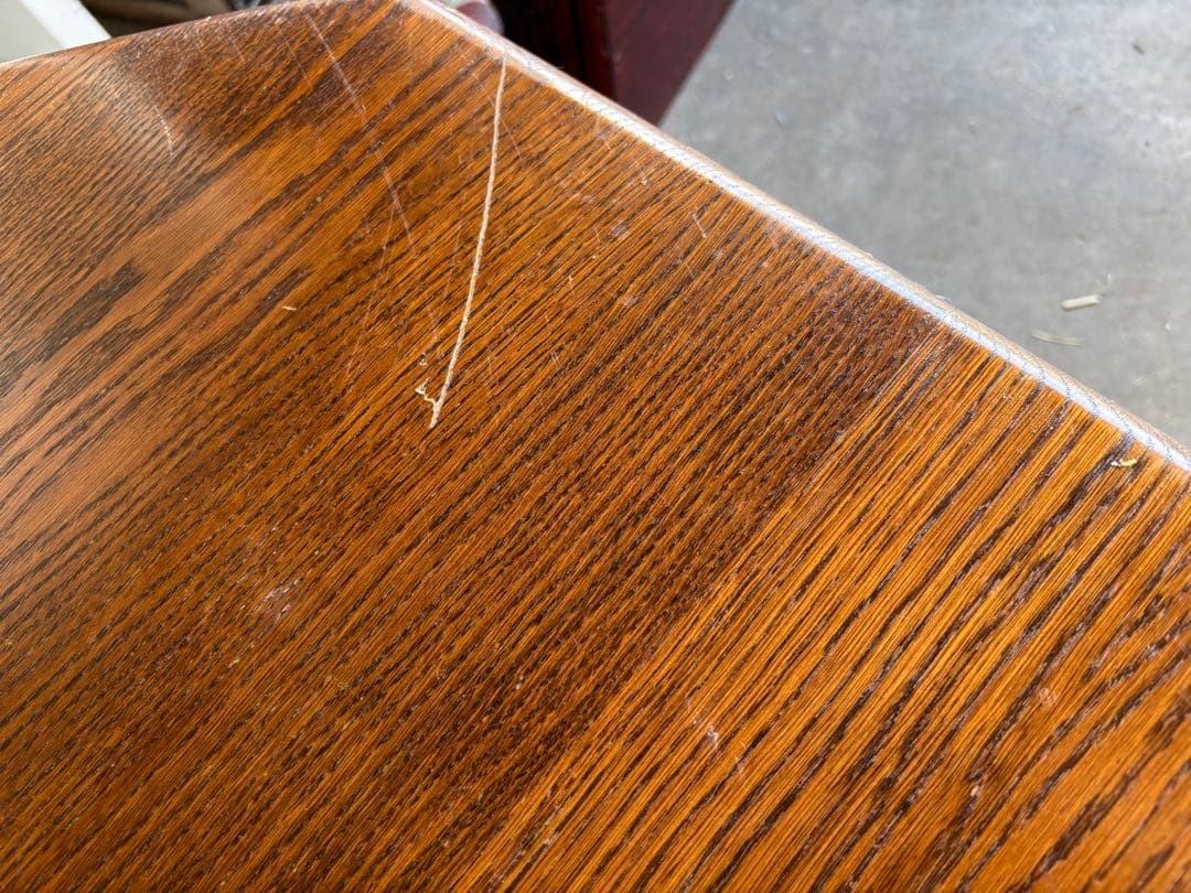 【ダイニングテーブル】オランダ製　16角形丸テーブル　アンティーク