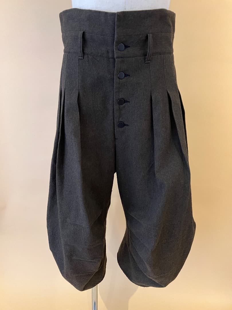 Christopher Nemeth ネメス ウール ワイドパンツ ダークグレー