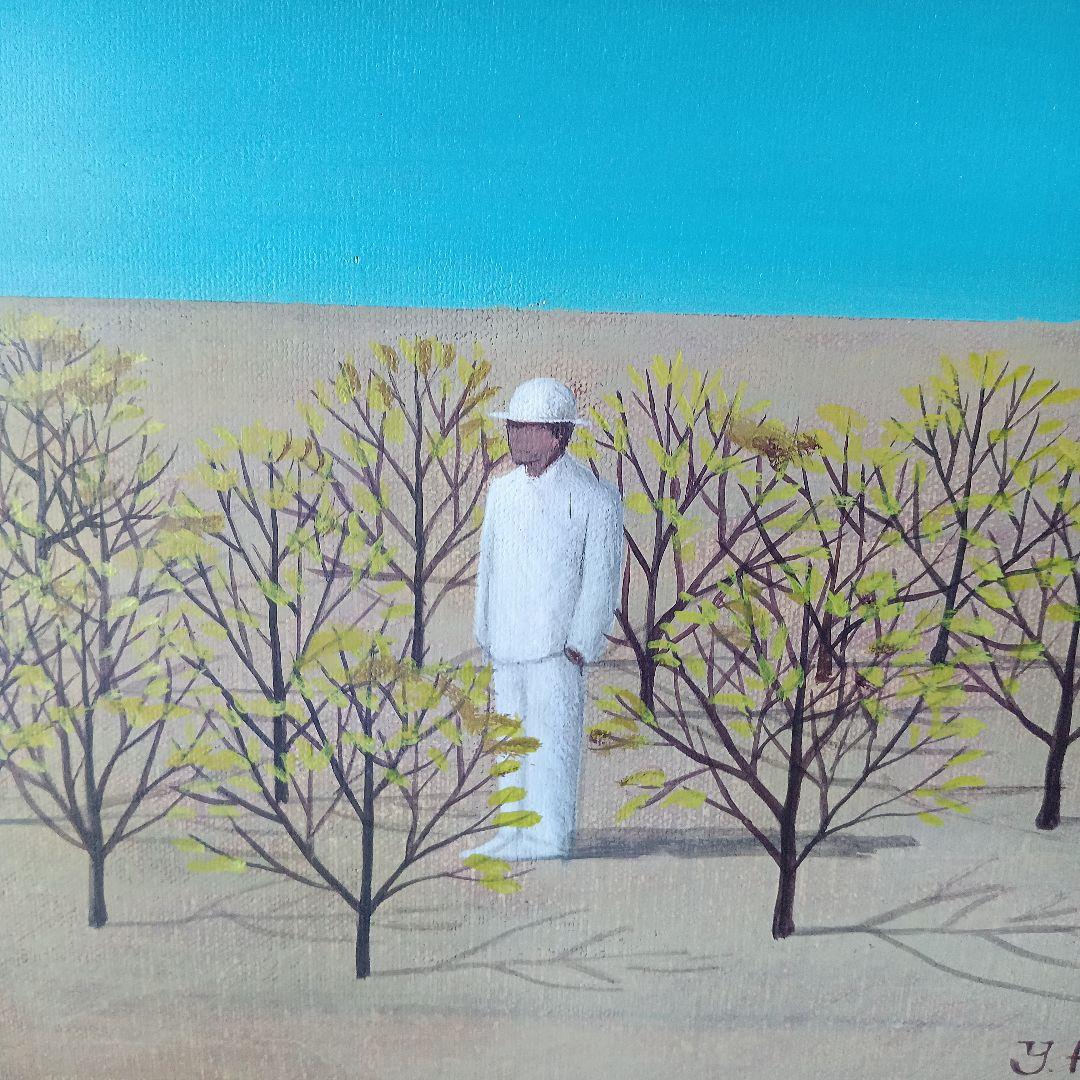 ４号　油絵　Y.Hasegawa　孤独