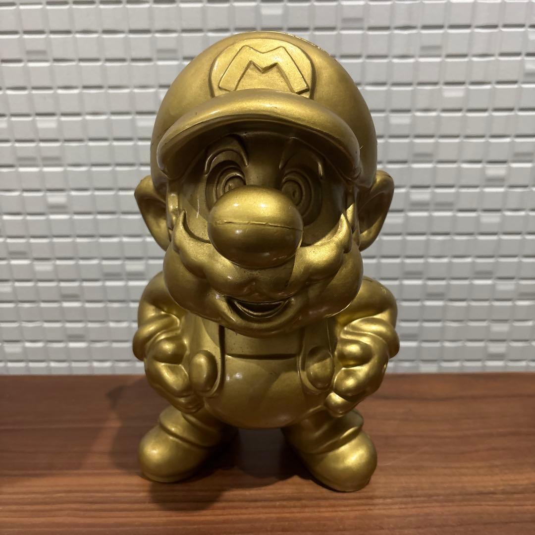 非売品 希少 任天堂 エンターテイメント 特約店用 ゴールド スーパーマリオ 像