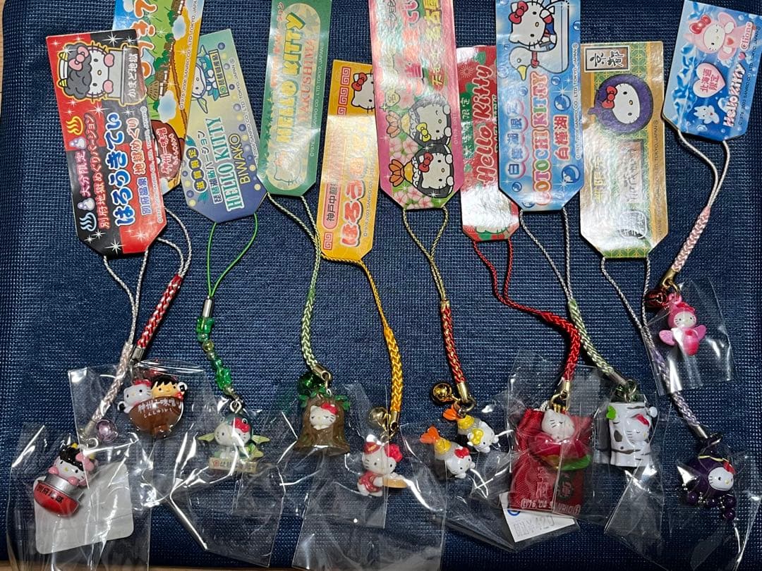 ご当地キティ 限定キティ 根付 ストラップ まとめ売り