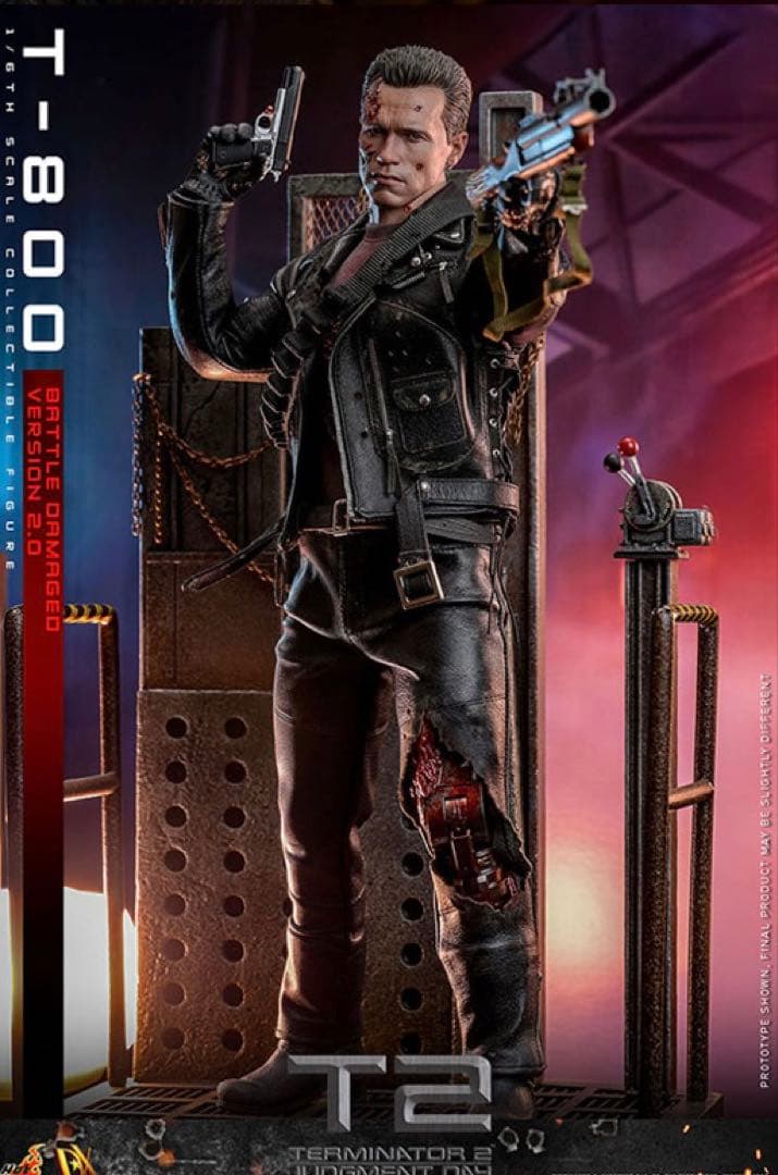 ホットトイズ 1/6 ターミネーター2 T-800バトルダメージ2.0 DX46