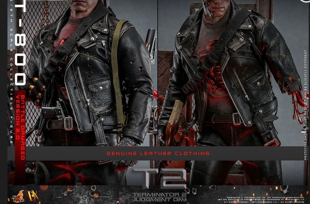 ホットトイズ 1/6 ターミネーター2 T-800バトルダメージ2.0 DX46