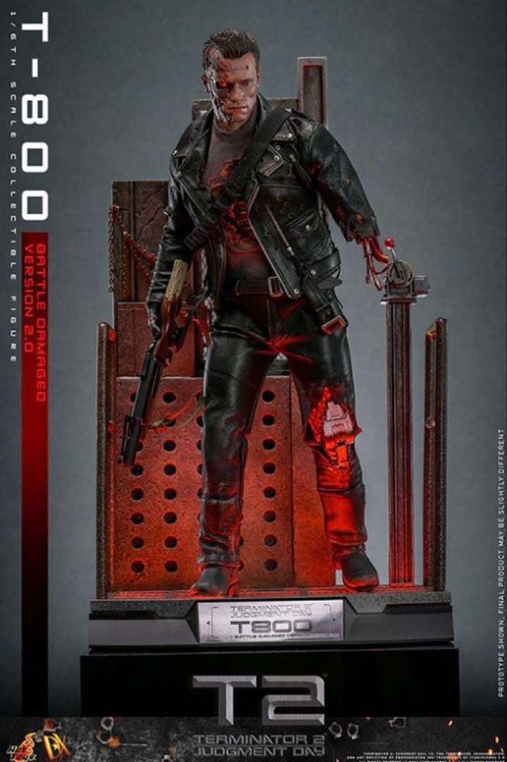 ホットトイズ 1/6 ターミネーター2 T-800バトルダメージ2.0 DX46