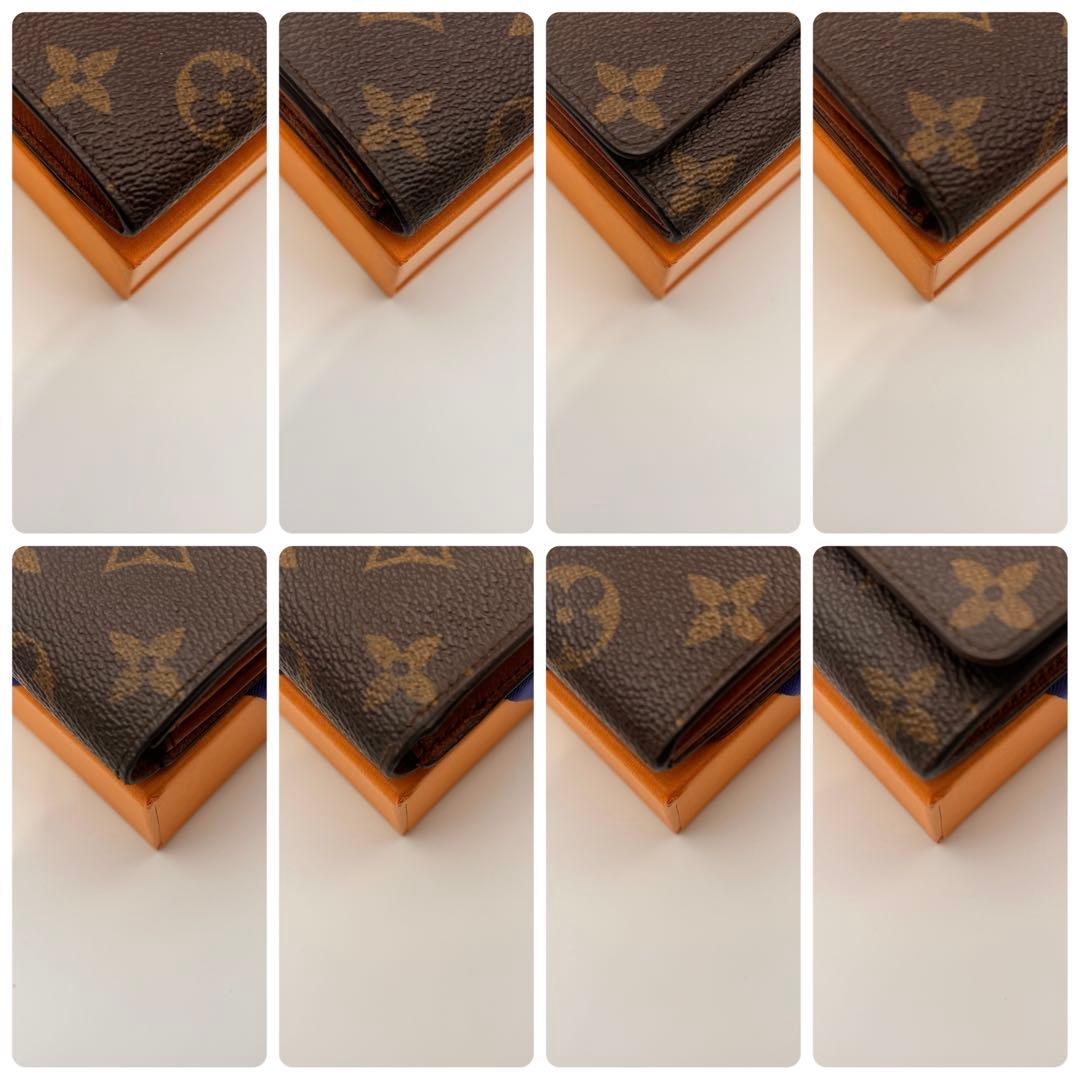 【鑑定済み】ルイヴィトン✨モノグラム✨ポルトモネジップ 二つ折り財布