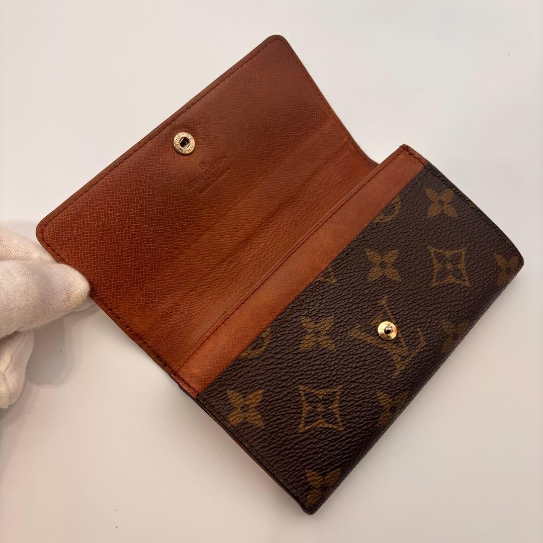 【鑑定済み】ルイヴィトン✨モノグラム✨ポルトモネジップ 二つ折り財布