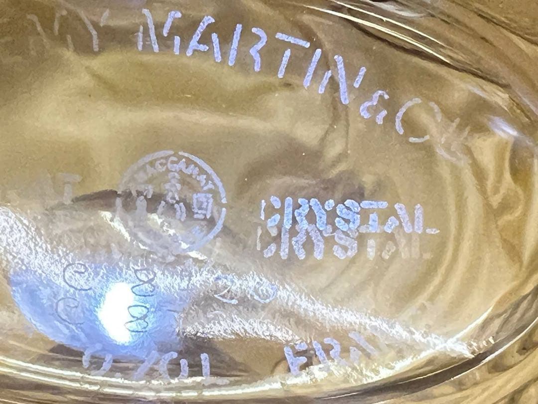 Baccarat バカラ　レミーマルタン　ルイ13世　空瓶　箱付き　グラス付