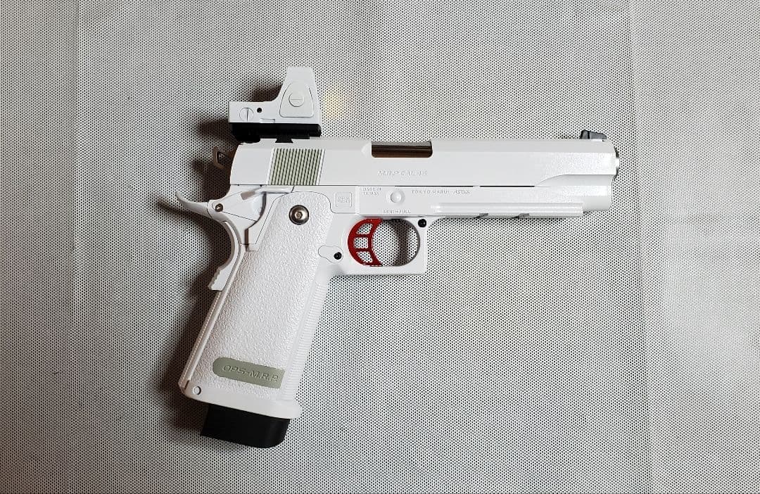 新品　東京マルイ　ハイキャパ　ホワイト　5.1　DOR　カスタム　改修品　10禁