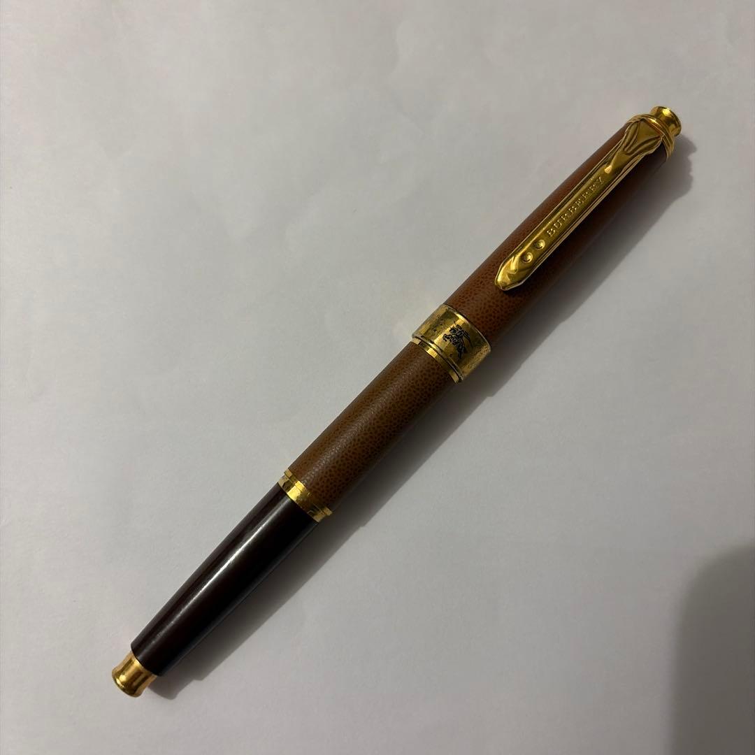 廃盤 Pentel ぺんてる バーバリー ケリー シャーペン 0.5 リベラ 革