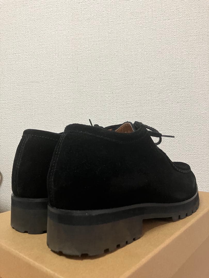 ジ*@様 shiun BLACK SUEDE MOCCASIN S