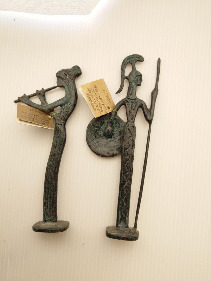 ギリシャ土産　古代風置物　真鍮製