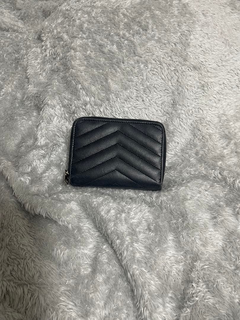 サンローラン　BLACK 二つ折り財布