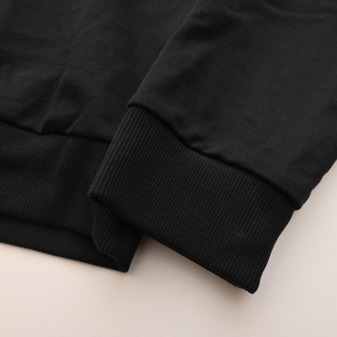 m*9様 A.P.C. アーペーセー ロゴ スウェットパーカー XL ブラック