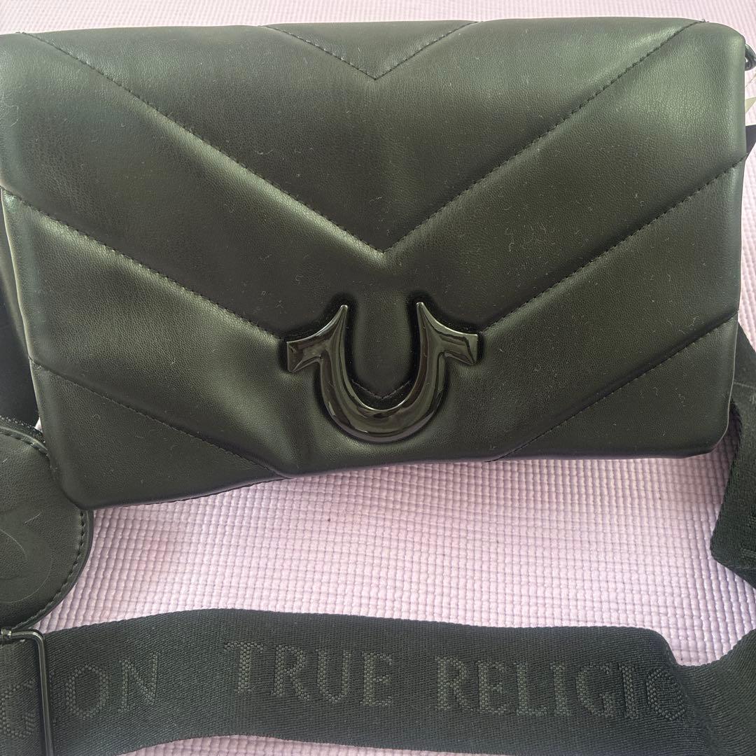 TRUE RELIGION ショルダーバッグ　BLACK