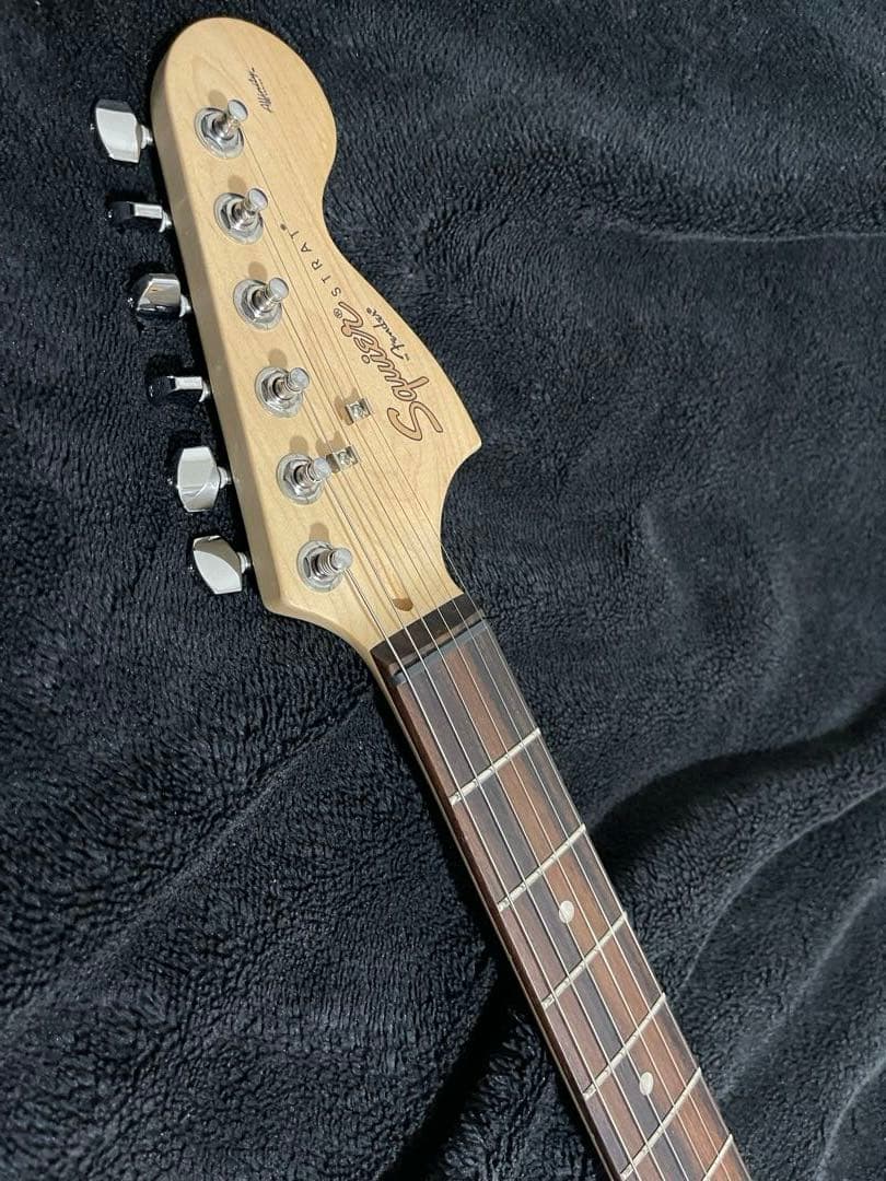 ギター Fender SQ AFN FAT STRAT MBK SPRKL HDW
