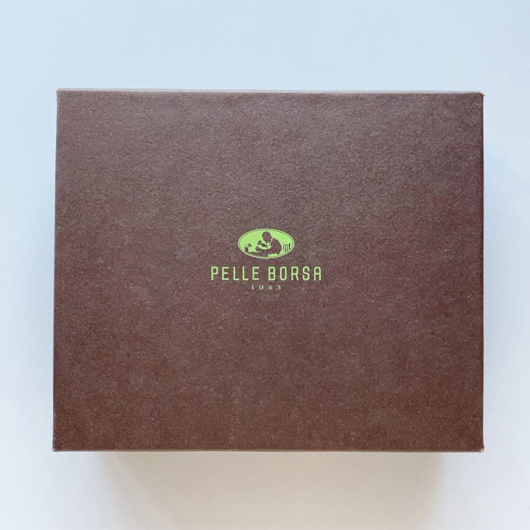 【 新品未使用 】PELLE BORSA ペレボルサ 二つ折り財布 ライラック