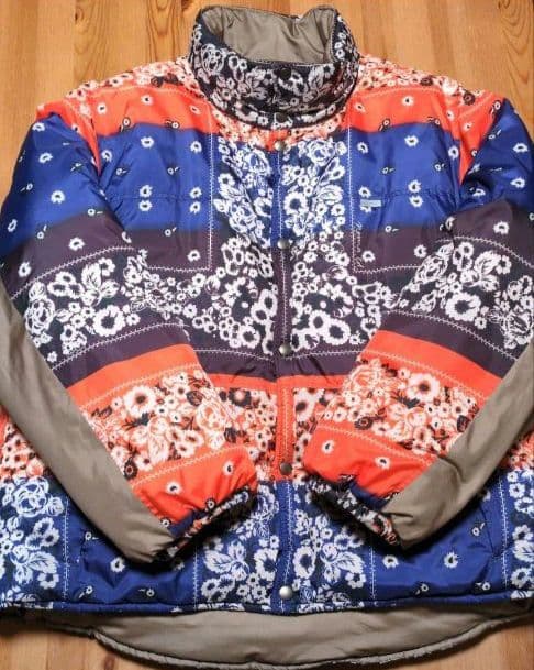 【値下げ価格】NOMA t.d. バンダナ柄 　リバーシブル　アウター