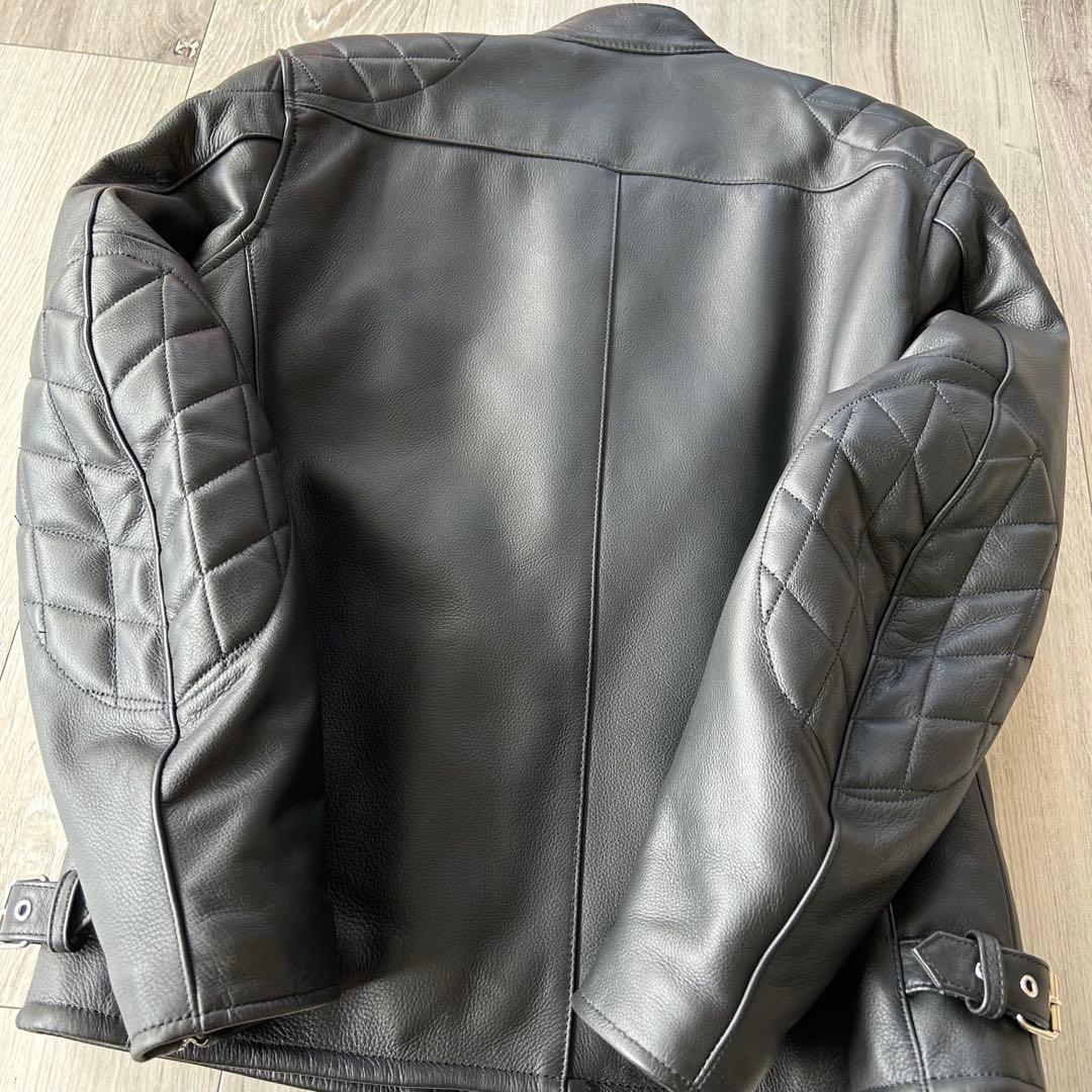 【美品】ALPHA アルファ 59cafe ロッカーズ シングルライダース M黒