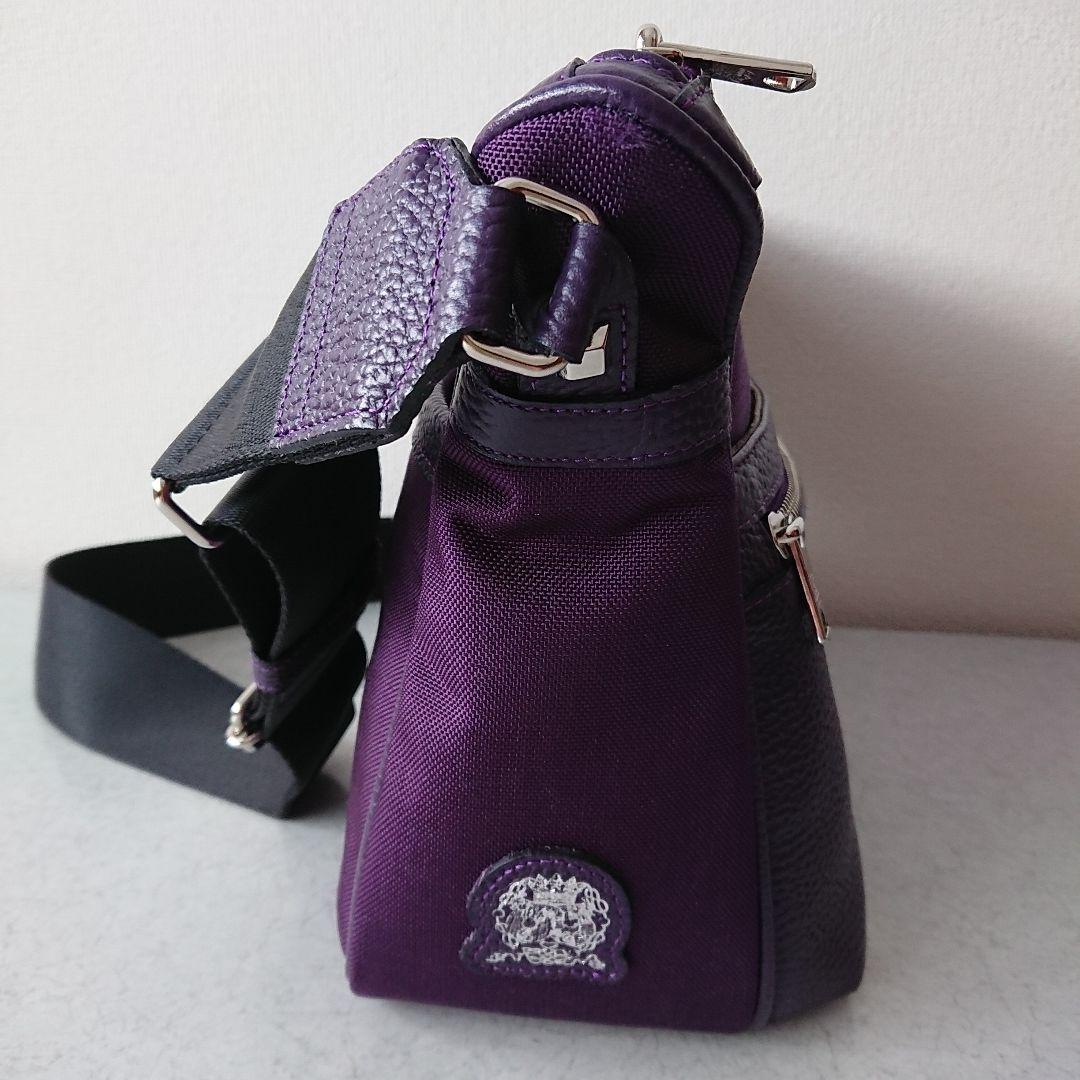 美品 A.D.M.J. パープル ショルダーバッグ ADMJ