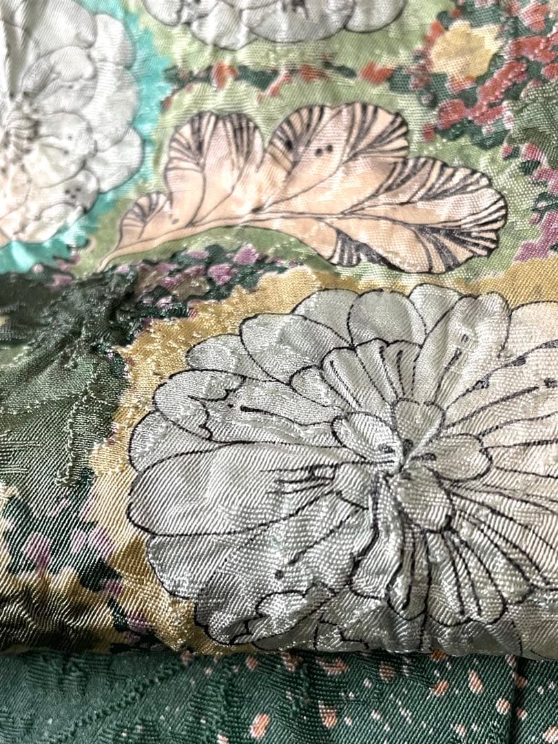 デイブ様リクエスト辻が花付下げ訪問着 正絹着物トールサイズ裄丈67帯セット