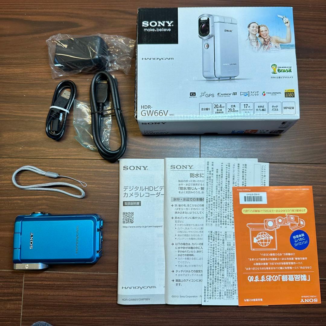 SONY HDR-GW66V 防水ビデオカメラ 5346