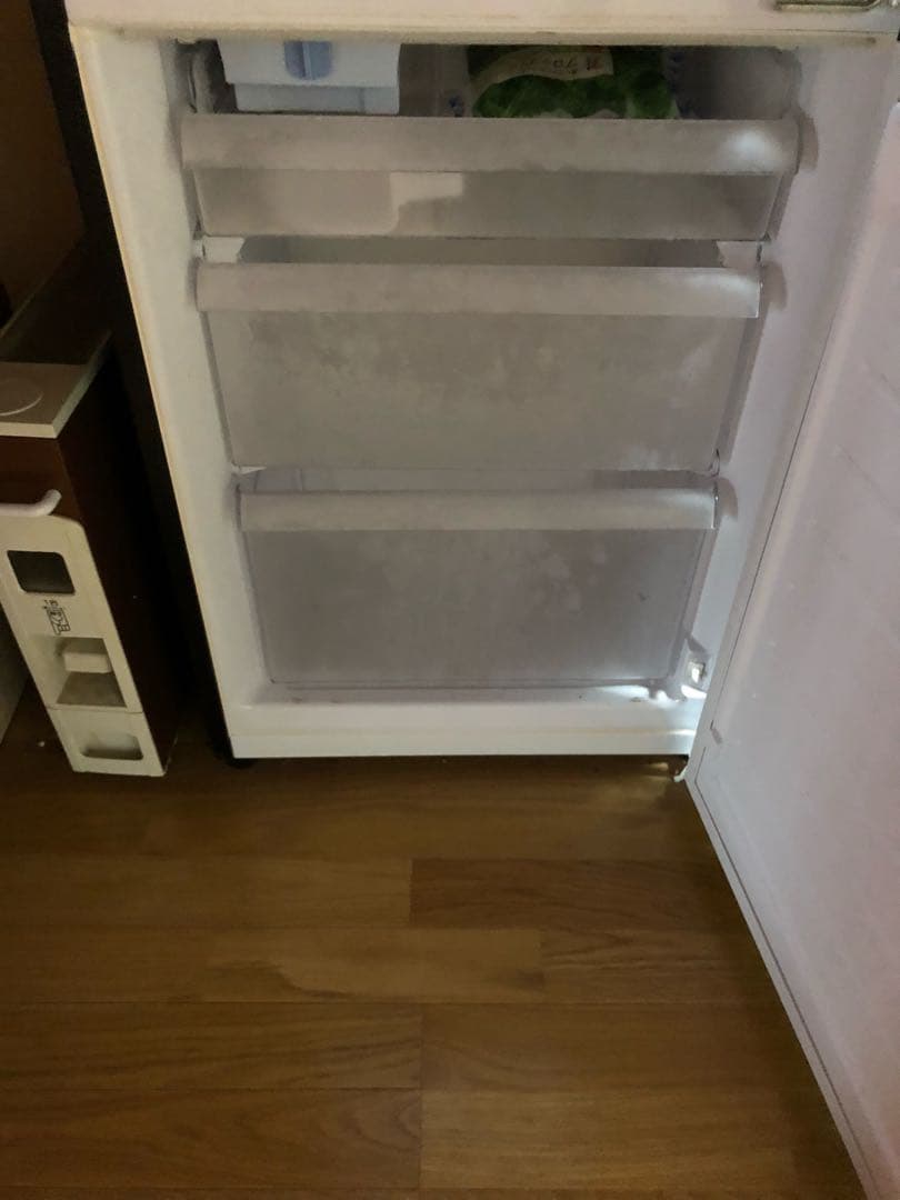 ブラック冷蔵庫 自動製氷機つき