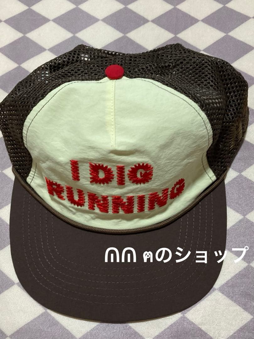 ALEX ZONO I dig running キャップ