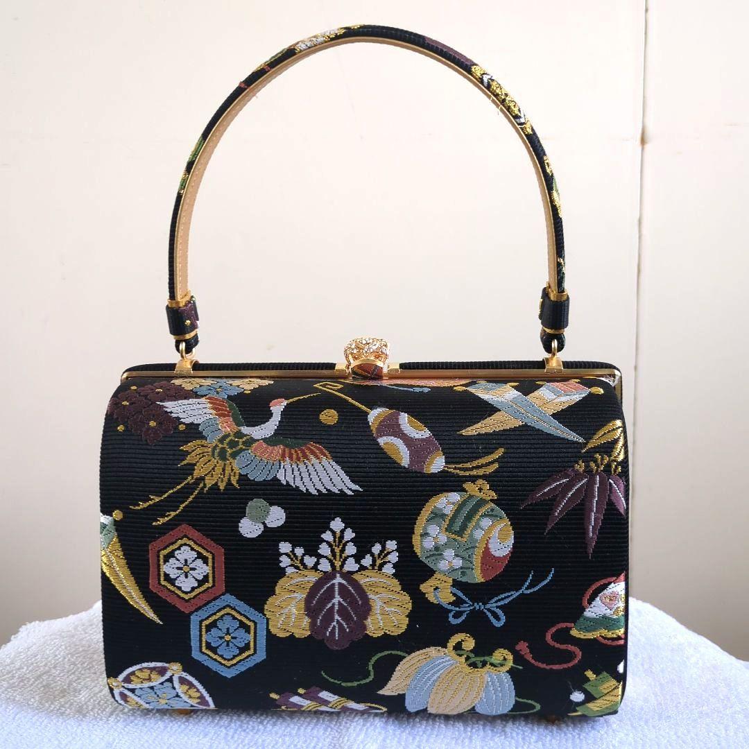 着物　和服　バッグ　草履　かくふ謹製　和装用　ハンドバッグ　草履　セット和装履物