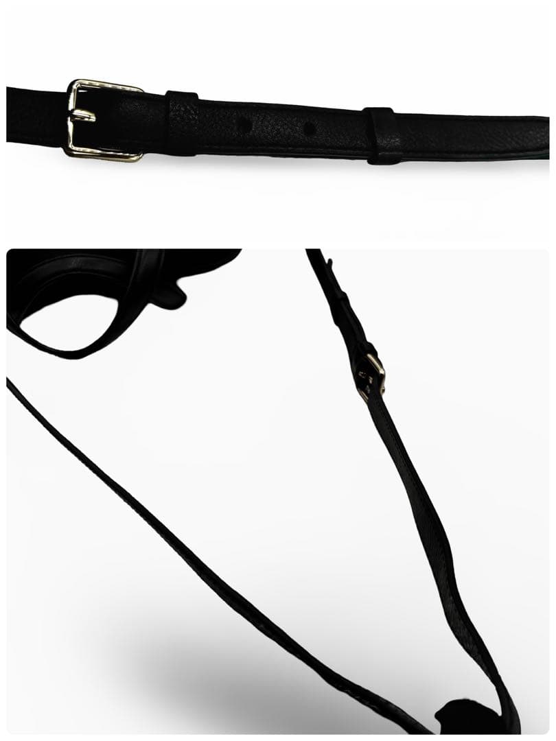 【美品】コールハーン　2way ショルダーバッグ　ハンド　レザー　斜め掛け　金具