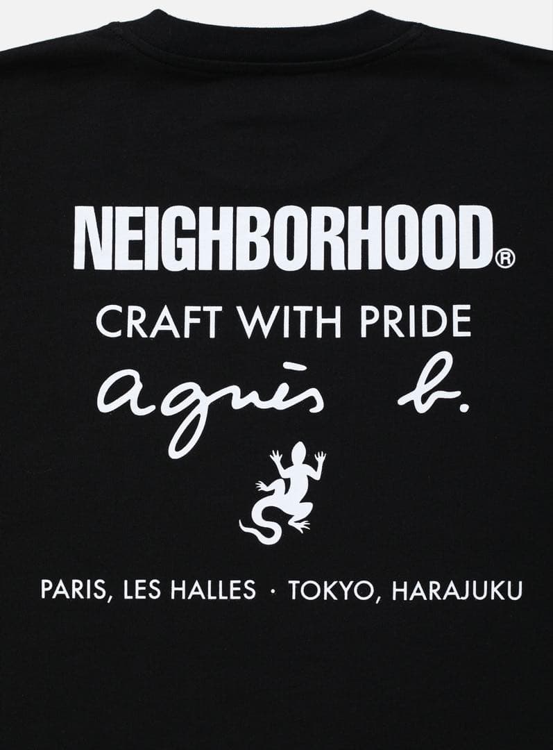 NEIGHBORHOOD NH×AGNES B. . CREWNECK SS-1