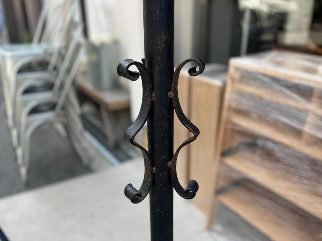 1点モノ☆アンティーク風／フロアランプ／街灯風／スチームパンク／ヴィンテージ風