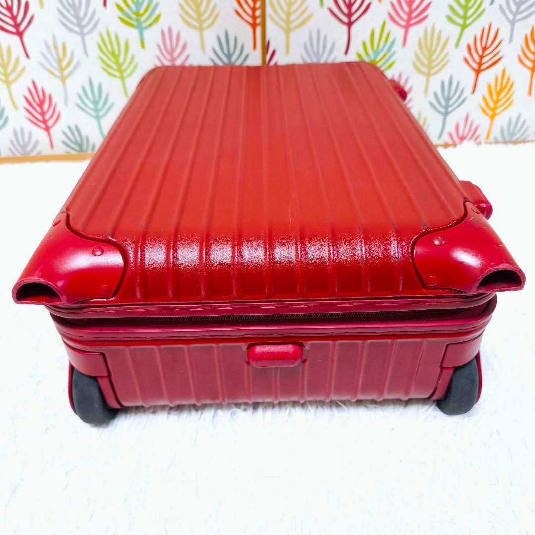 【美品】RIMOWA リモワ サルサ 機内持ち込み スーツケース 2輪 35L赤