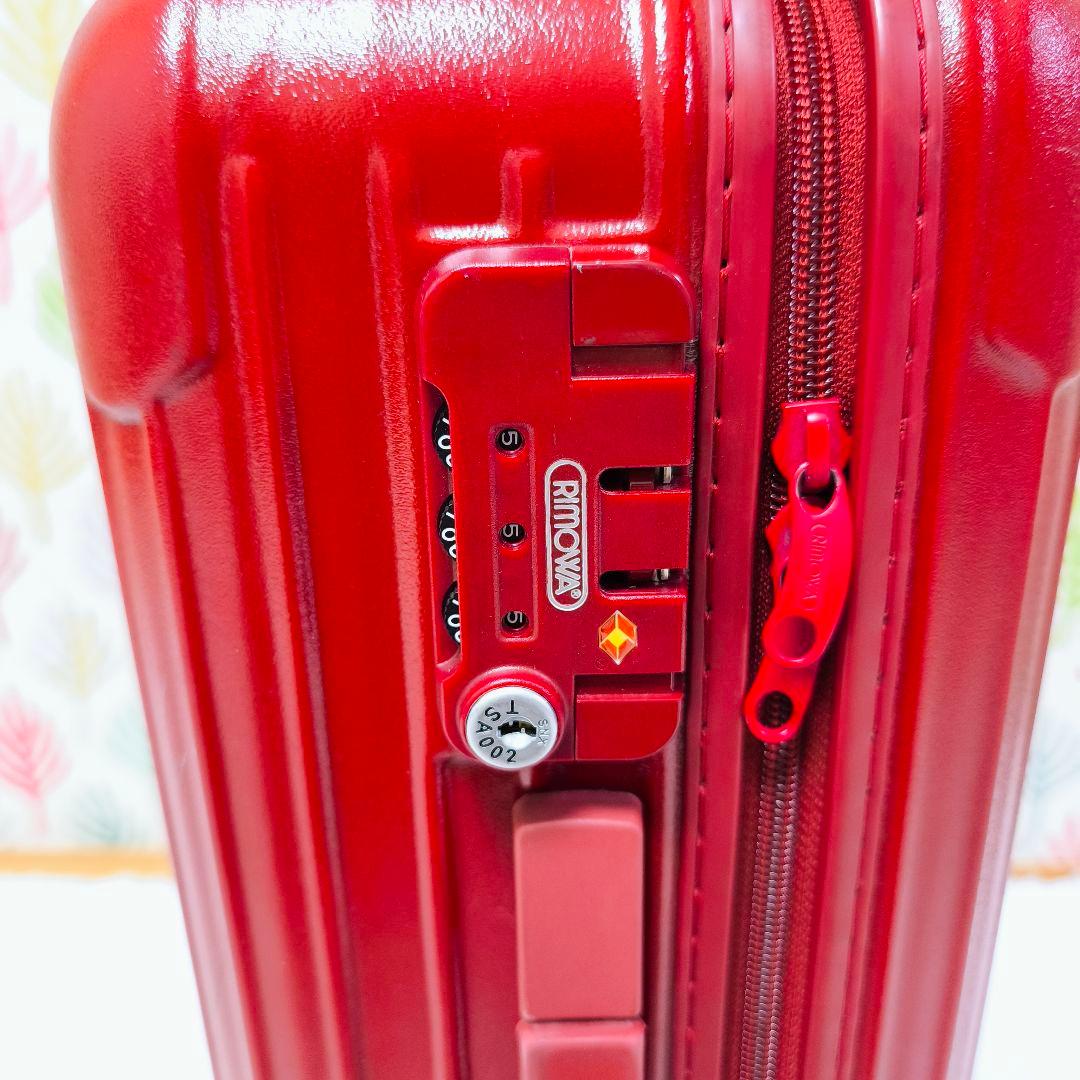 【美品】RIMOWA リモワ サルサ 機内持ち込み スーツケース 2輪 35L赤