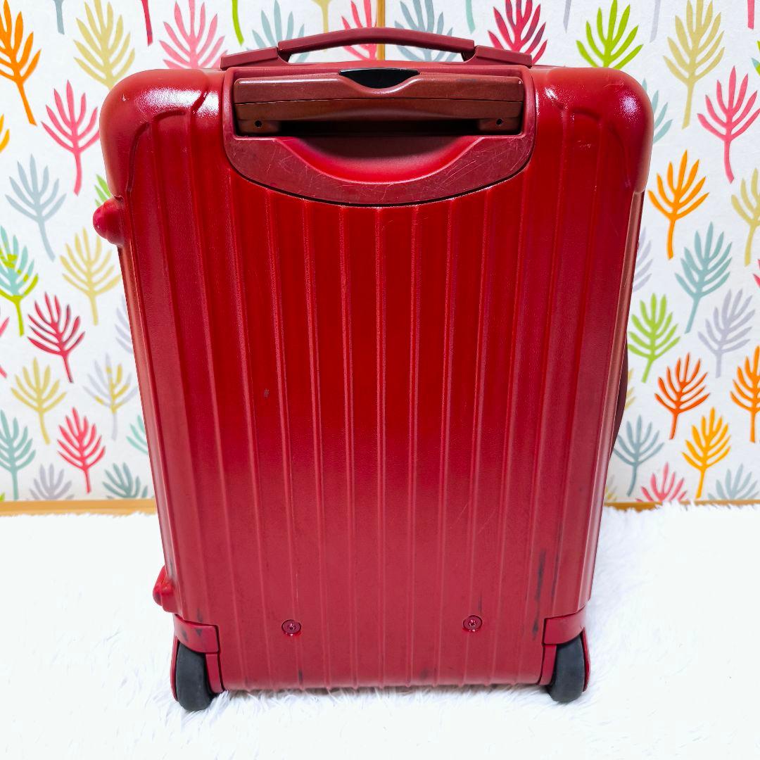 【美品】RIMOWA リモワ サルサ 機内持ち込み スーツケース 2輪 35L赤