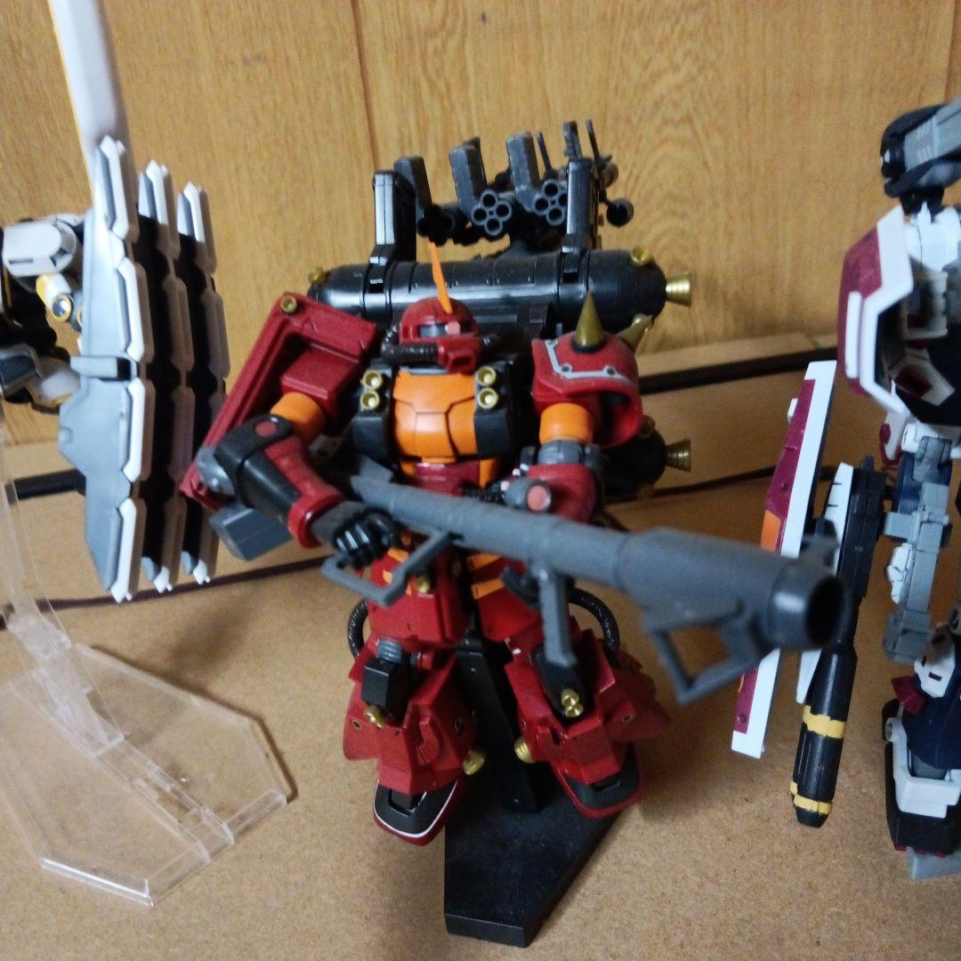 ヨ*！様 ガンプラ　HG サンダーボルト　組み立て済み　3体セットまとめ売り　ジ