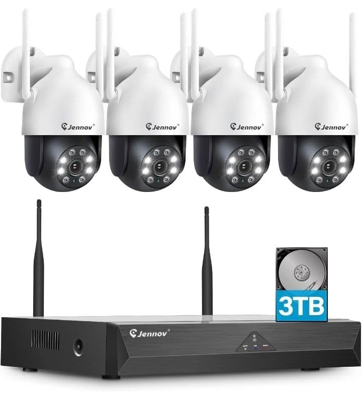 ★最安値　防犯カメラ 屋外 ワイヤレス 500万画素対応 4台セット新品未使用