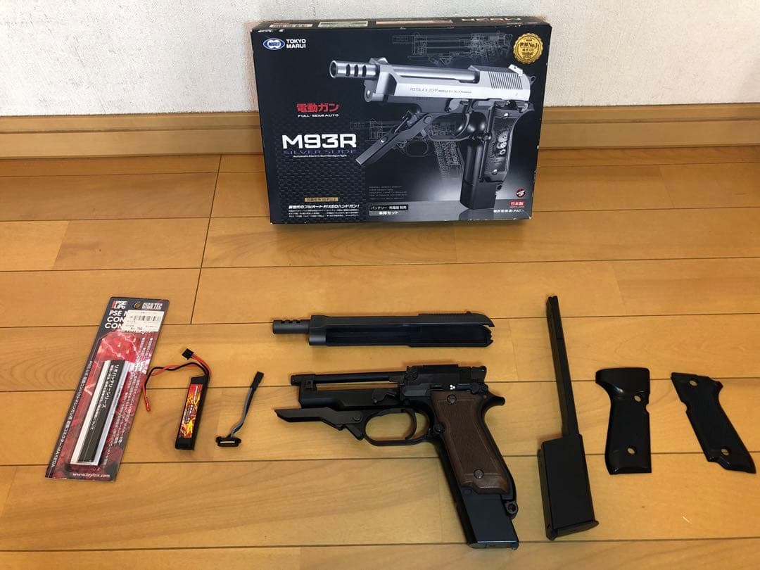 東京マルイ電動スコーピオンmod.M グリップリポ化 電動m93r まとめ売り