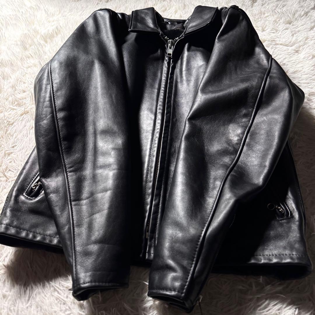 美品/希少✨schott トラッカージャケット　652 本革　ブラック　40